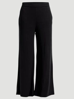 MAJESTIC FILATURES DELUXE TEESHIRT STRETCH LINEN WIDE LEG PANT Size